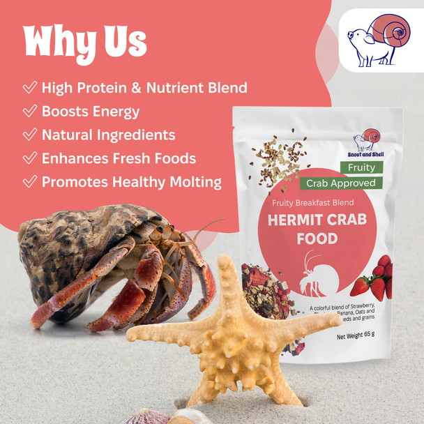 Snout And Shell Protein Mix Hermit Crab Food Ãƒ¢Ã‚Š¬Ã‚‚¬Å’ Insects Krill & Sprouted Grains Ãƒ¢Ã‚Š¬Ã‚‚¬Å’ Great As Topper Ãƒ¢Ã‚Š¬Ã‚‚¬Å’ 56G Ãƒ¢Ã‚Š¬Ã‚‚¬Å’ Snout And Shell