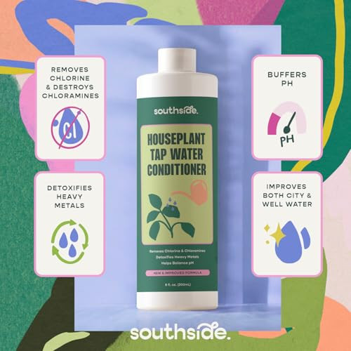 Southside Plants Southside Plants Tap Water Conditioner For Houseplants & Hydroponics - Remove Chlorine Chloramines & Heavy Metals Buffers Ph - 8 Oz