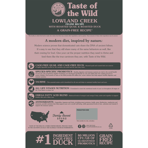 Taste Of The Wild Rocky Mountain Grain- Dry Cat Food With Roasted Venison & Smoke-Flavored Salmon 14Lb (Pack Of 1)