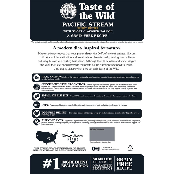 Taste Of The Wild High Prairie Canine Grain- Recipe With Roasted Bison And Venison Dry Dog Food For Puppies Made With High Protein From Real Meat And D Nutrients And Probiotics 14Lb