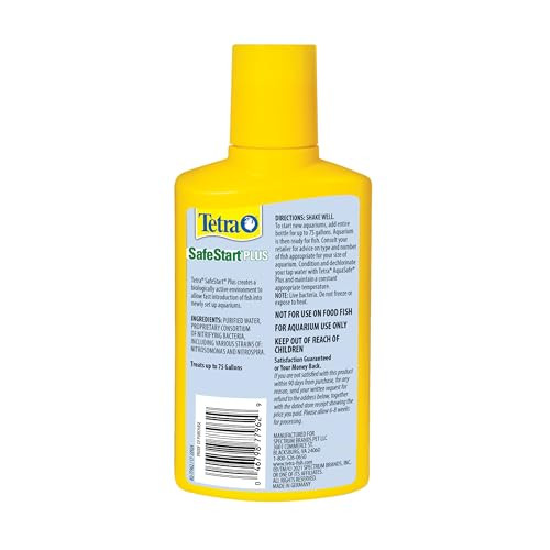 Tetra Safestart Plus 250 Ml For Ly Set-Up Fish Aquariums