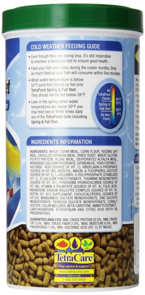 Tetrapond Spring & Fall Diet Floating Pond Sticks 1.72-Pound