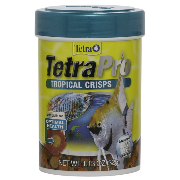 Tetra 77072 Tetrapro Tropical Crisps For Fishes Net Wt 2.37 Oz