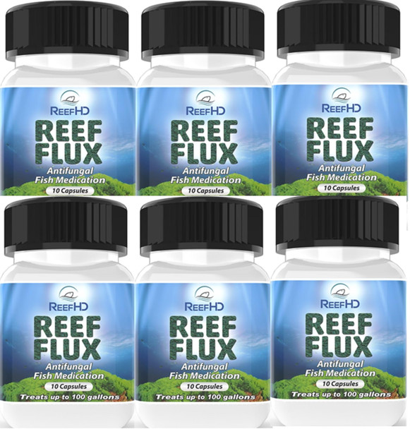 Uniqus Reefhd Reeflux Fiuconazole 200Mg Fungai Fish Lnfections Lchthyophonus Saproiegnia Klll Bryopsis Green Hair Aigae Aquarium Reef Flux Aigae Buster (3 Packs)