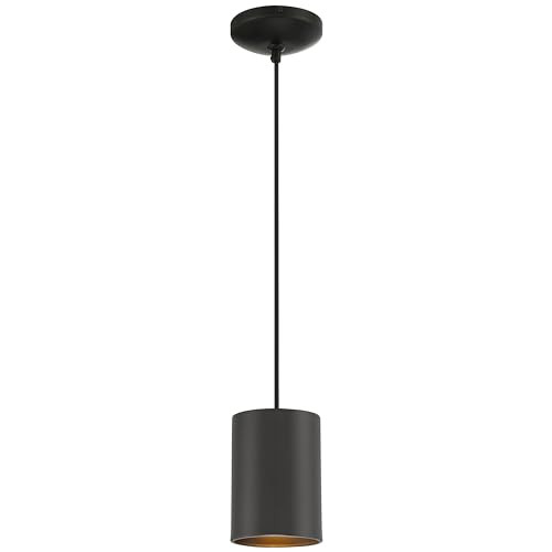 Access Lighting 29000-MBL-C Pilson Pendant 1-Light 60 Watts Matte Black