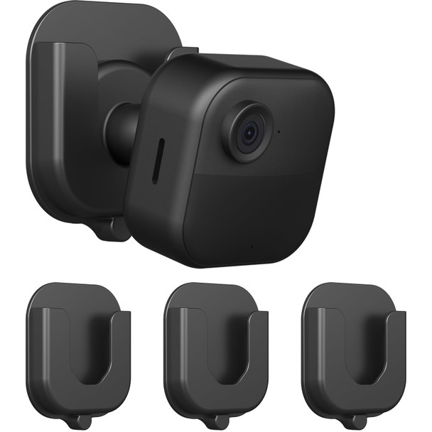 3Pack Adjustable Security Wall Mount Bracket for Blink Outdoor 4 (4th Gen) / (3rd Gen) Blink XT / XT2 Blink Mini  Perfect View Angle for Your Blink Surveillance Camera - Black
