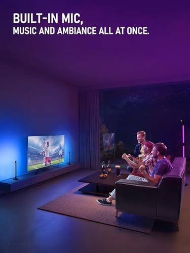 LEONLITE LED Corner Floor Lamp with Spotlight, 360° RGBW Floor Lamp with Music Sync, Remote Control for Reading, Living Rooms, Bedrooms, Desktop