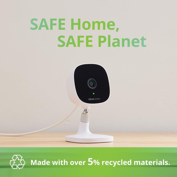 Indoor/Outdoor Security Camera (with 64GB SD Card)- AlfredCam Plus, IP65 Waterproof, 2K Plug-in Baby/Pet Cam, Night Vision- Works with Alfred Camera App 2.4GHz WiFi Indoor/Outdoor Security Camera (with 64GB SD Card)- AlfredCam Plus, IP65 Waterproof, 2K Plug-in Baby/Pet Cam, Night Vision- Works with Alfred Camera App 2.4GHz WiFi