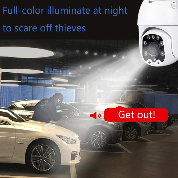 Outdoor Ptz Wifi Ip Security Camera 1080P Home Surveillance Camera Pan/Tilt Two-Way Audio Motion Detection Color Night Vision Auto Tracking Camhipro App At-200Dw