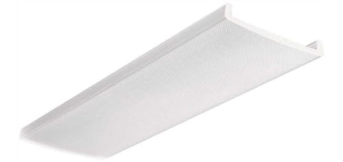 Lithonia Lighting 4 Foot Replacement Acrylic Diffuser Lens Clear Prismatic Replacement Cover for 48-Inch LB Series Narrow Body Curved Wraparound Ceiling Light Fixture for Shop Lights