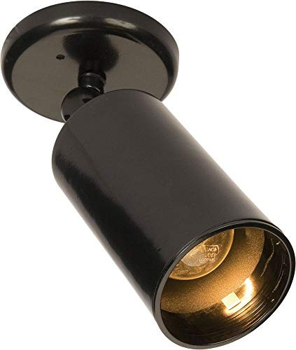 Maxim Spots One Light Can Wall/Flush Mount with Black Finish