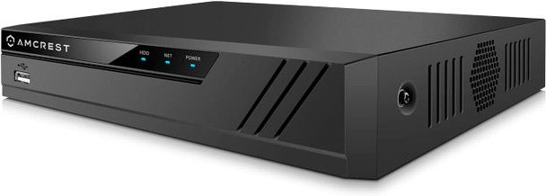 Amcrest 4K 16CH 8 Port PoE NVR (1080p/3MP/4MP/5MP/8MP) Network Video Recorder, 16CH (8-Port PoE) NVR - Supports up to 16 x 8-Megapixel IP Cameras, Supports up to 10TB Hard Drive NV4116E-A2 Amcrest 4K 16CH 8 Port PoE NVR (1080p/3MP/4MP/5MP/8MP) Network Video Recorder, 16CH (8-Port PoE) NVR - Supports up to 16 x 8-Megapixel IP Cameras, Supports up to 10TB Hard Drive NV4116E-A2