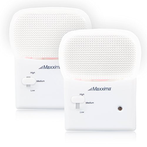 Maxxima High, Medium, Low LED Night Light with Dusk to Dawn Sensor (Pack of 2)