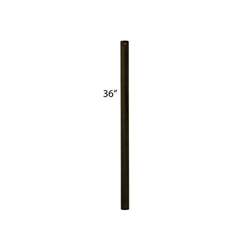RIVER OF GOODS Glam 36 Inch Ceiling Fan Down Rod 0.5" Standard Diameter, Oil Rubbed Bronze - Exclusively for River of Goods Ceiling Fans