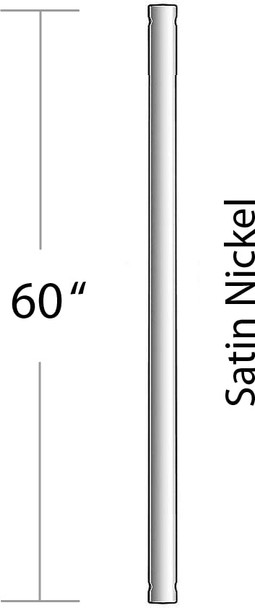 Savoy House DR-60-SN 60" Downrod Satin Nickel