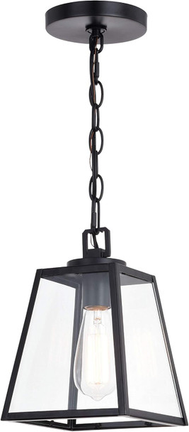 VAXCEL Grant Bronze Farmhouse Mini Pendant Ceiling Light Clear Glass