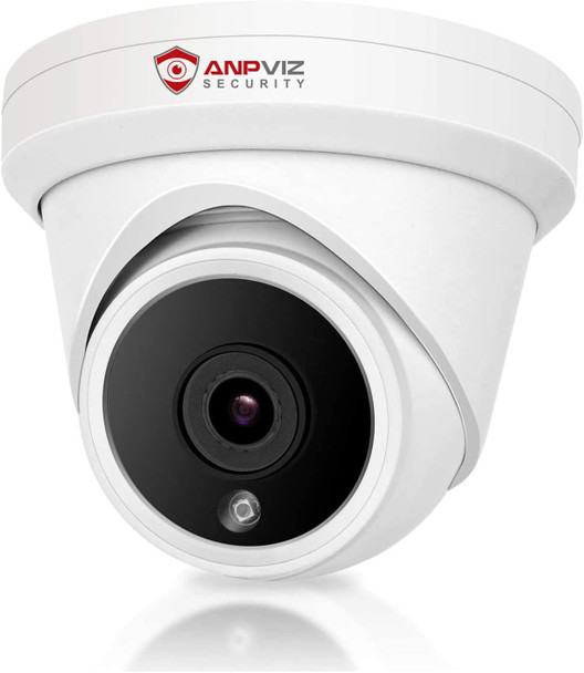 Anpviz 5MP IP PoE Dome Security Camera with Mic/Audio, Turret Camera Outdoor Camera IP66 Weatherproof, 98ft NightVision Wide Angle 2.8mm, White(U Series) Anpviz 5MP IP PoE Dome Security Camera with Mic/Audio, Turret Camera Outdoor Camera IP66 Weatherproof, 98ft NightVision Wide Angle 2.8mm, White(U Series)