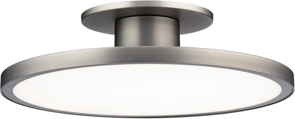 WAC Lighting Twist-N-Lite 11in LED Round Semi-Flush Mount or Wall Sconce with Ambient Light 5-CCT Selectable 19W 1200 Lumens in Black