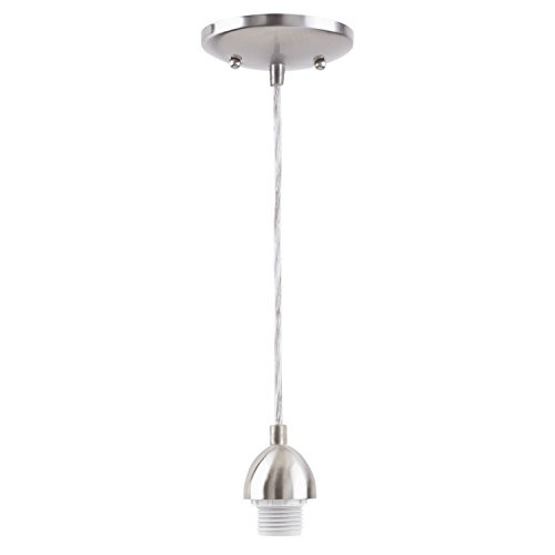 Westinghouse 7028400 Single-Light Mini-Pendant Kit with Nickel Finish