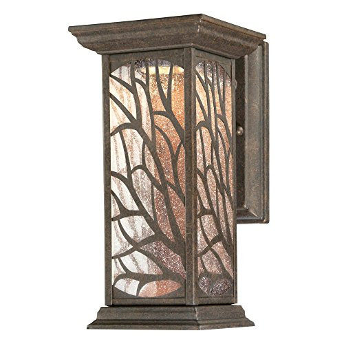 Westinghouse Lighting 6312000 Glenwillow One-Light LED Victorian Bronze Finish with Clear Seeded Glass Outdoor Wall Fixture 1 Pack