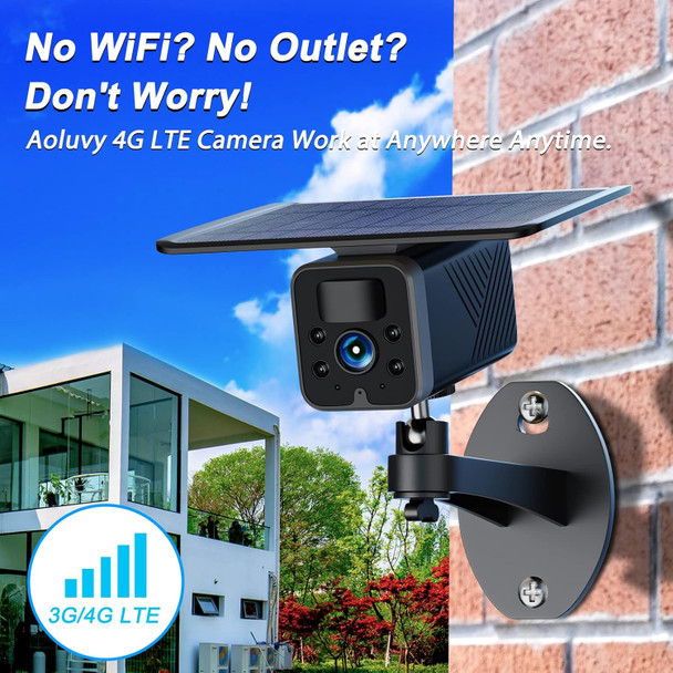 4G LTE Security Camera, No WiFi Needed, Solar Powered Cellular Camera with Spotlight, Rechargeable Battery, AI Motion Detection, Color Night Vision, 2-Way Audio, Cloud/SD Card Storage 4G LTE Security Camera, No WiFi Needed, Solar Powered Cellular Camera with Spotlight, Rechargeable Battery, AI Motion Detection, Color Night Vision, 2-Way Audio, Cloud/SD Card Storage