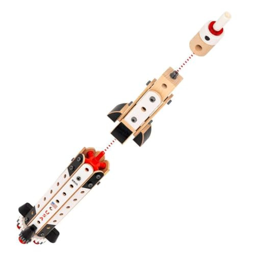 BRIO Builder - 34607 Apollo Saturn V  91-Piece Educational Construction Toy for Kids Aged 3 Years Up