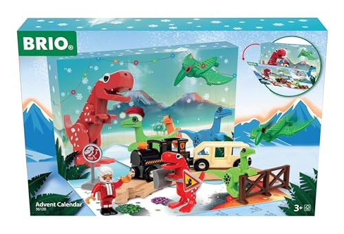 BRIO World 36120 Advent Calendar  Railway Accessories for Children from 3 Years Compatible with Railway Kits and Accessories
