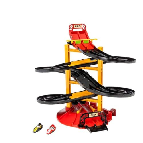 BRIO “ 30550 Roll Racing Tower Racing Car Toys for Kids Age 3 Years Up