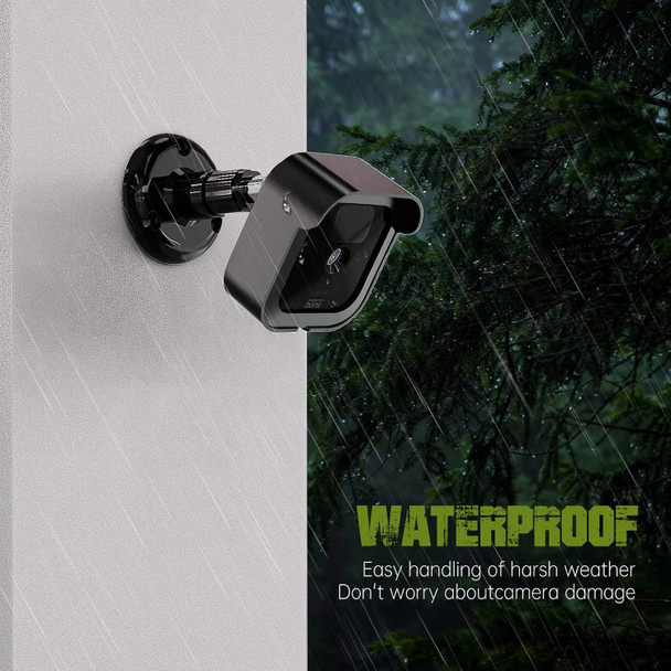 Blink Outdoor Camera Mounts (3rd Gen) 3 pcs, Weatherproof Protective Housing Cover with 360 Degree Adjustable Wall Mount for Blink Outdoor Security Camera System (Outdoor Black)