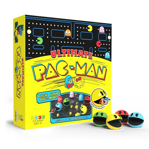 Buffalo Games Ultimate PAC-Man Board Game - Retro Arcade Classic - Official Licensed - 2-4 Players, Ages 8+