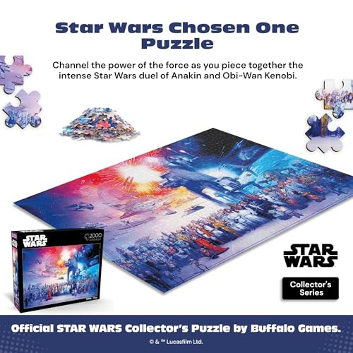Buffalo Games - Star Wars„¢ - You were The Chosen One - 2000 Piece Jigsaw Puzzle for Adults - Challenging Puzzle Perfect for Game Nights - Finished Size is 38.50 x 26.50