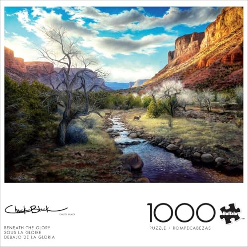 Buffalo Games - Charles Black - Beneath The Glory - 1000 Piece Jigsaw Puzzle for Adults -Challenging Puzzle Perfect for Game Nights - Finished Size is 26.75 x 19.75