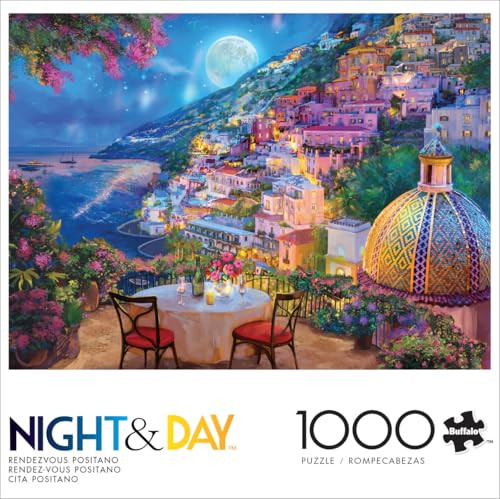 Buffalo Games - Lillia - Rendezvous Positano - 1000 Piece Jigsaw Puzzle for Adults -Challenging Puzzle Perfect for Game Nights - Finished Size is 26.75 x 19.75