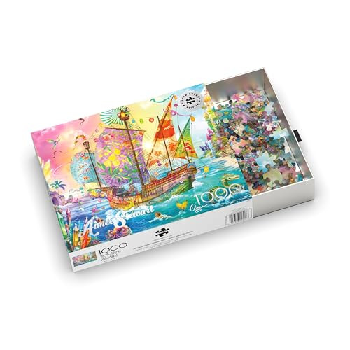 Buffalo Games - Silver Select - Aimee Stewart - Crystal Dreamship Harbor - 1000 Piece Jigsaw Puzzle for Adults - Challenging Puzzle Perfect for Game Nights