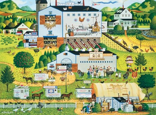 Buffalo Games Silver Select “ Charles Wysocki Sunny Side Up 1000 Piece Jigsaw Puzzle for Adults
