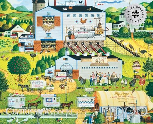 Buffalo Games Silver Select “ Charles Wysocki Sunny Side Up 1000 Piece Jigsaw Puzzle for Adults