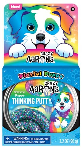 Crazy Aaron's Trendsetters Putty Pets Playful Puppy - UK Safe