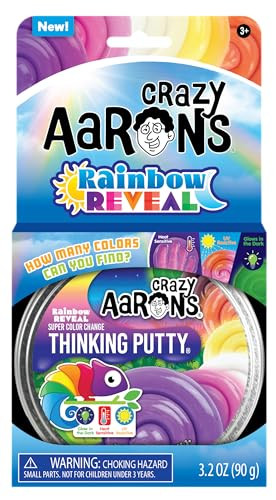 Crazy Aaron's(r) Rainbow Reveal Thinking Putty - Made in USA