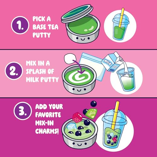 Crazy Aaron's Mixed by Me Boba Thinking Putty Kit - Made in USA