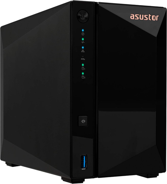 Asustor Drivestor 2 Pro AS3302T - 2 Bay NAS, 1.4GHz Quad Core, 2.5GbE Port, 2GB RAM DDR4, Network Attached Storage (Diskless) Asustor Drivestor 2 Pro AS3302T - 2 Bay NAS, 1.4GHz Quad Core, 2.5GbE Port, 2GB RAM DDR4, Network Attached Storage (Diskless)