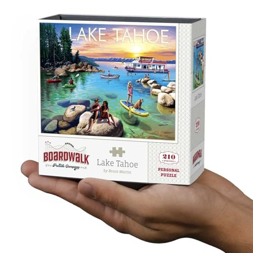 D·O·W·D·L·E Boardwalk Puzzles Lake Tahoe, 210 Piece Jigsaw Puzzle for Adults