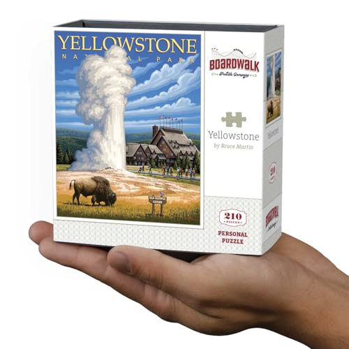 D·O·W·D·L·E Boardwalk Puzzles Yellowstone National Park, 210 Piece Jigsaw Puzzle for Adults