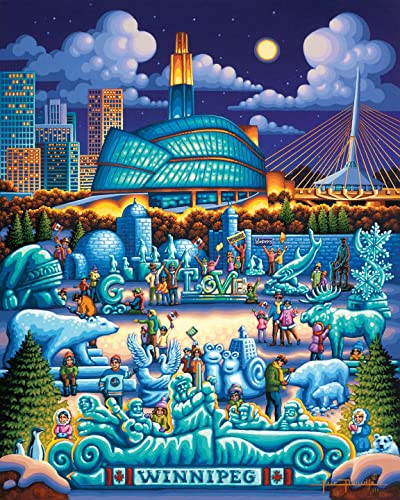 D·O·W·D·L·E Dowdle Jigsaw Puzzle - Winnipeg - 1000 Piece