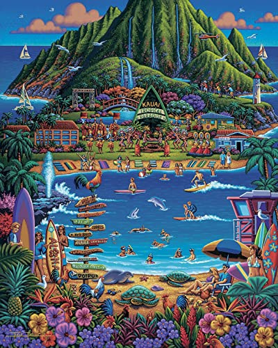 D·O·W·D·L·E Dowdle Jigsaw Puzzle - Kauai - 500 Piece