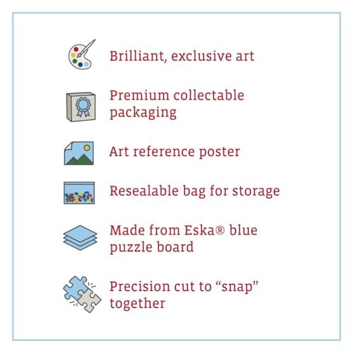 D·O·W·D·L·E Boardwalk Puzzles London, 1000 Piece Jigsaw Puzzle for Adults, Made in USA