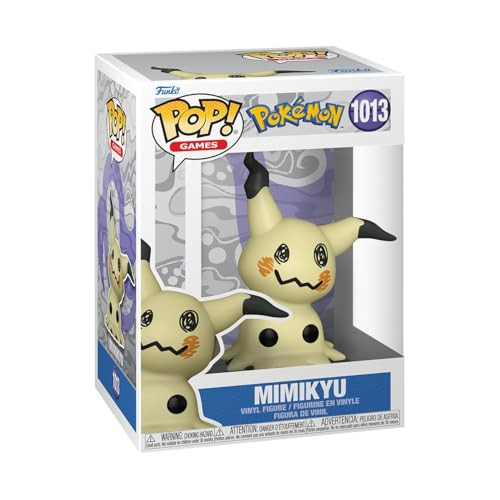 Funko Pop Games: Pokemon - Mimikyu - Collectable Vinyl Figure -  Idea - Official Merchandise - Toys for Kids & Adults - Pokemon Fans - Model Figure for Collectors and Display