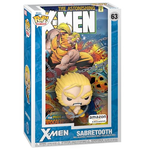 Funko Pop Comic Cover: Marvel - Age of Apocalypse Sabretooth,  Exclusive - Collectable Vinyl Figure -  Idea - Official Merchandise - Toys for Kids & Adults