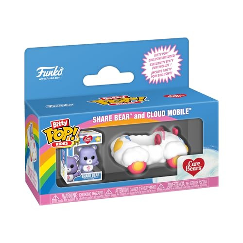 Funko Pop Bitty Ride: Care Bears - Share Bear with Cloud Mobile