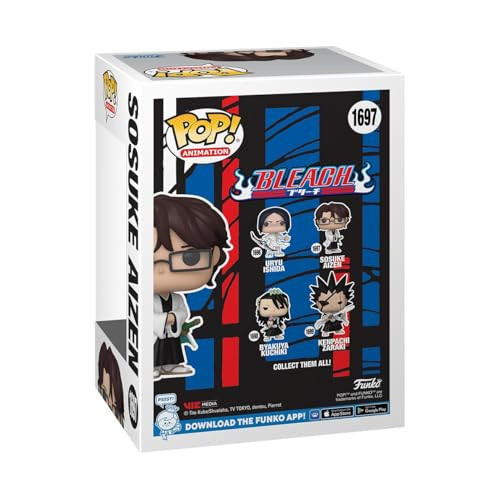 Funko POP Animation: Bleach - Aizen Sousuke - Bleach - Collectable Vinyl Figure -  Idea - Official Merchandise - for Kids & Adults - Anime Fans - Model Figure for Collectors and Display