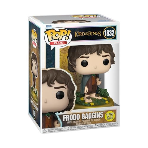 Funko Pop Plus: The Lord of The Rings - Frodo Baggins - Glow in The Dark - Collectable Vinyl Figure -  Idea - Official Merchandise - Toys for Kids & Adults - TV Fans